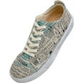thumbnail image 2 of Dogo Vegan Leather Sneakers for Women - Handmade and Unique Fashion Sneakers for Women, Amsterdam Design, Size 9, 2 of 5