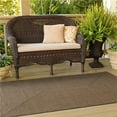 thumbnail image 1 of Homespice Decor 308665 2.5 x 9 ft. Bronze Ultra Durable Oval Braided Rug - Brown, 1 of 1