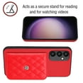thumbnail image 5 of Allytech Galaxy A54 5G Wallet Case with Hand Wrist, Luxury PU Leather Shockproof RFID Blocking Cards Slots Stand Magnetic Closure Phone Case Cover for Samsung Galaxy A54 5G, Red, 5 of 9
