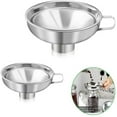 thumbnail image 3 of Canning Funnel  Kitchen Stainless Steel Funnel  Mason Jar Funnel Canning Wide Mouth Canning Funnel for Wide and Regular Jars Canning  Transfer Dry and Wet Ingredient, 3 of 6