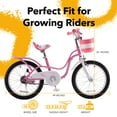 thumbnail image 2 of RoyalBaby Little Swan 18" Carbon Steel Kids Bike w/Dual Hand Brakes, Pink, 2 of 11