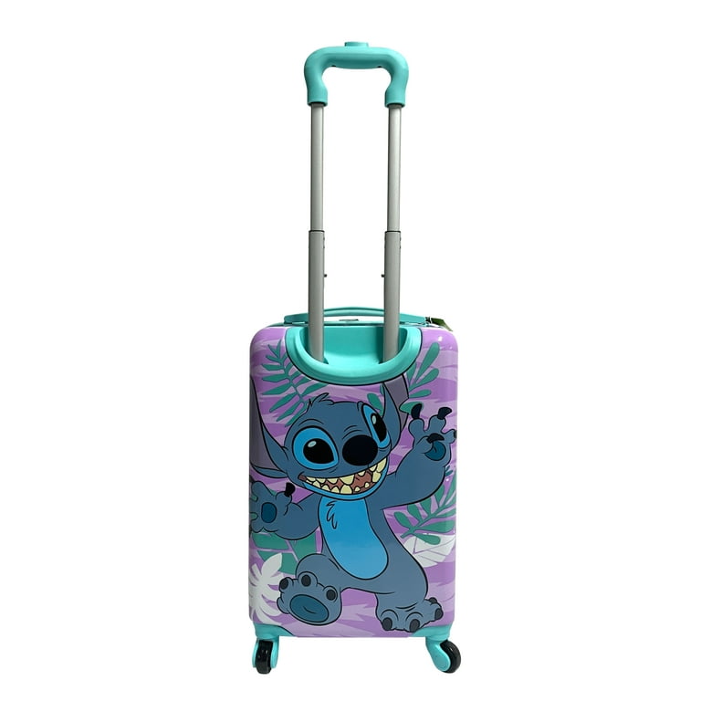 Disney Stitch キャリーケース 中型 水色 Blue Disney Stitch Tropical Leaves Kids 21