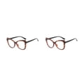 thumbnail image 2 of Gafas de ojo de gato Minnieouse TR90 Estampado de leopardo para mujer montura grande 2piezas, 2 of 6