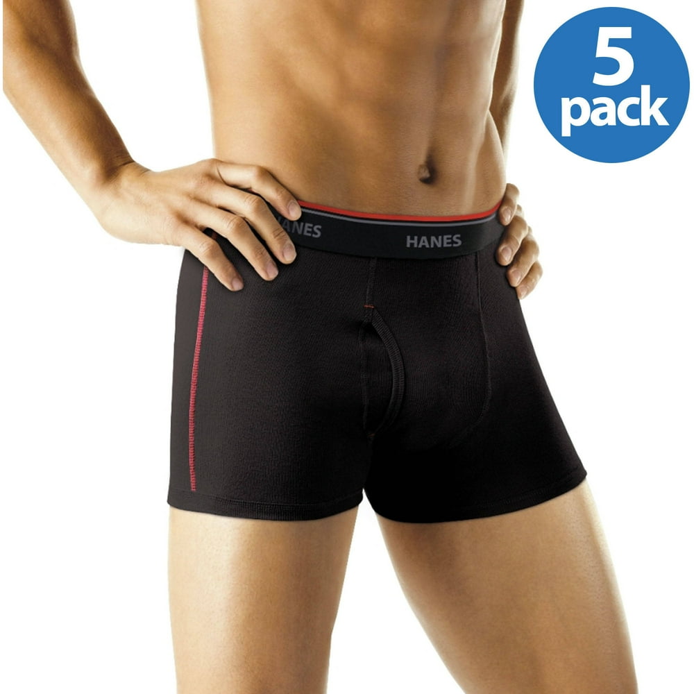 Hanes Big Men's FreshIQ Sport Inspired Short Leg Boxer Brief 4Pack
