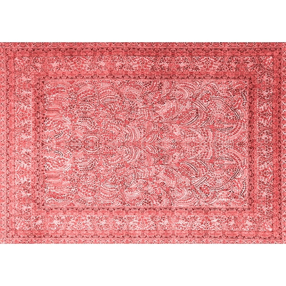 Ahgly Company Indoor Rectangle Persian Red Traditional Area Rugs, 5' x 7'