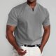thumbnail image 2 of Playeras Negras Hombre Algodon Camiseta De Cuello Redondo Con Estampado De Playa De Verano Para Hombre Top Informal De Manga Corta, 2 of 4