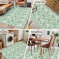 thumbnail image 5 of Area Rug for Living Room, Green Line Non-Slip Indoor Large Carpet for Bedroom/Dining Room, Vintage Abstract Geometric Stripes Watercolor Washable Low-Profile Floor Mat Runner Rugs - 2.7 x 5 Ft, 5 of 7