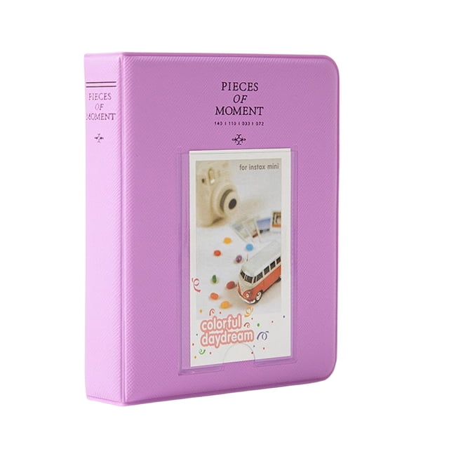 Álbum de fotos de 3 pulgadas, tipo de página central, caja de imagen ligera, almacenamiento, patrón impreso, accesorio de cámara, imagen de Almacenamiento y organización del hogar Violeta Toystoory HA073957-01