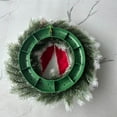 thumbnail image 3 of wsevypo Light Up Christmas Wreaths for Front Door Pre-lit Artificial Wreath Adorned with Bow, 3 of 7