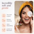 thumbnail image 3 of Reusable Cotton Rounds for Face - (20 Pack) Soft Makeup Remover Pads with Washable Drawstring Laundry Bag & Bamboo Holder All Skin Type Skincare Set Facial Cleaning Cloth, 3 of 4