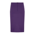 thumbnail image 5 of Gbsyewxs Womens Skirts Midi High Waist Solid Color Pencil Skirt Zipper Slim Business Women'S Skirts Purple, 5 of 8