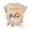 thumbnail image 3 of Gator Girl Florida Heart Map Shape Souvenir T-Shirt, Fullsizes S-5XL Multicolors T-Shirt, 3 of 5