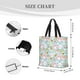 thumbnail image 3 of Fotbe Love You Rabbit Bolsa Tote con Estampado para Mujer, Bolsos con Cremallera, Bolsa de Hombro Casual de Gran Capacidad con Bolsillos Internos, 3 of 7