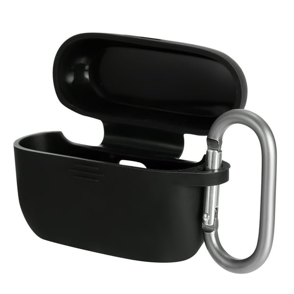 unbranded Headset Keychain Earphone Case Wireless Earphone Protector 7x5x2.5cm Black