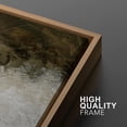 thumbnail image 4 of IDEA4WALL Framed Canvas Print Wall Art Set Grunge White Brown Color Field Landscape Abstract Art Decorative Graphic Colorful Nature Artwork for Living Room, Bedroom, Office - 24"x36"x2 Natural, 4 of 5