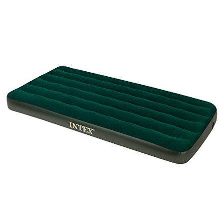 Intex Prestige Downy Airbed Kit with Hand Held Battery Pump, Twin