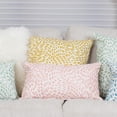 thumbnail image 3 of Matisse Dots Golden Yellow Throw Pillow 19x19 Square Polyfill Insert Woven Fabric, 3 of 4