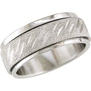 8mm Spinning Ring in Stainless Steel