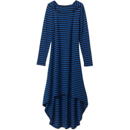 Women's Long Sleeve Asymmetrical Maxi Dress