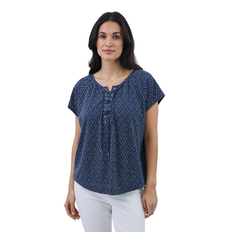 chaps womens plus size tops