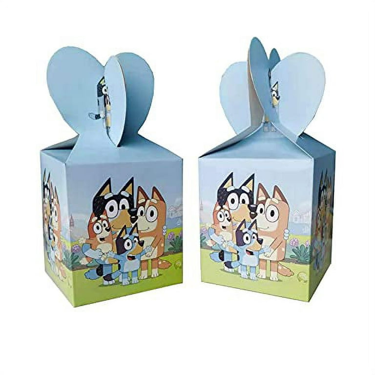 Bluey Treat Favor Boxes 8ct, Party Supplies – Party Mania USA