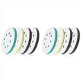 thumbnail image 1 of Paquete de 8 Almohadillas de Lijado de Espuma para Lijadora Orbital, 5 Pulgadas y 8 Agujeros Orbital Sander Surfprep Foam Pad, 1 of 5