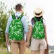 thumbnail image 4 of Disketp Bamboo Mochila de Lona Estampada, Mochila Escolar de Viaje Ligera para Estudiantes y Portátil-Medium, 4 of 5