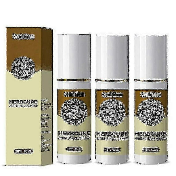 3pcs Antibacterial Foot Spray - South Moon, Anti Itch, Sweat Odor Control, Exfoliating, Men Women, Anti-fungal Shoe