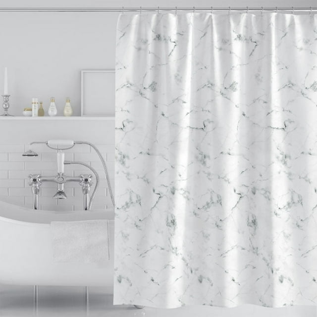 PRETXORVE Rideau de Douche de Salle de Bain Imperméable Imprimé Rideau de Douche Rideau de Salle de Bain Rideau de Séparation Pas Besoin de Percer des Trous pour Fournir un Crochet