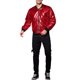 thumbnail image 2 of Chaquetas Inspire Chic para hombres, bomber brillante, reflectante, con cremallera y puños acanalados, 2XL, roja, 2 of 6