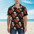 thumbnail image 3 of Mens Casual Hawaiian Shirts Short Sleeve Button Down Beach Shirts Shirts, 3 of 8