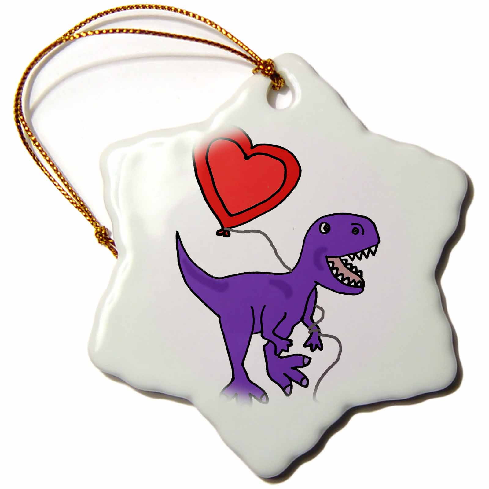 dinosaur with a heart