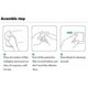 thumbnail image 5 of Gancho para toallas con adhesivo YIGII de acero inoxidable, paquete de 4, 5 of 6