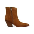 thumbnail image 2 of Sam Edelman Jane Frontier Brown Leather Pointed Toe Block Heel Western Bootie (Frontier Brown, 11), 2 of 3