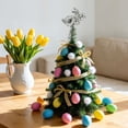 thumbnail image 5 of Easter Decorations, Disco Rabbit Tree Topper, Cute Easter Rabbit Figurines Table Centerpieces Tree Decor Easter Tree Topper, Reflective Disco Spring Rabbit Ornament for Party Home Decoration, 5 of 7