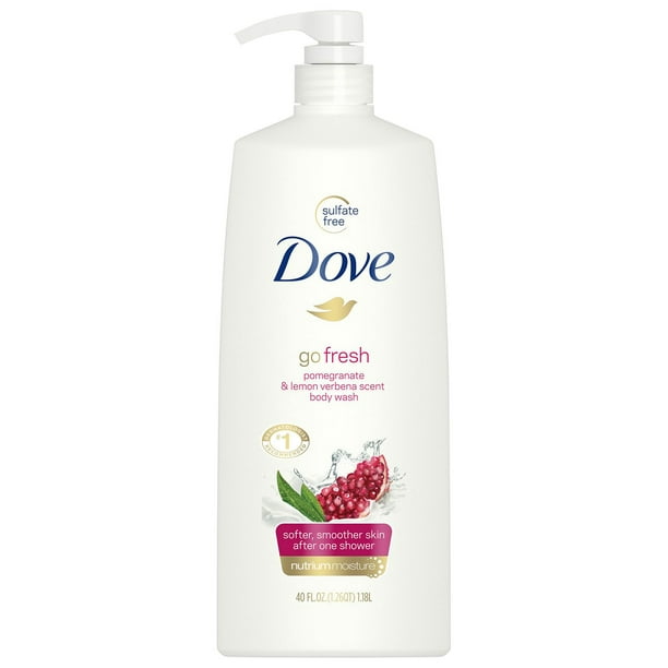 Dove Go Fresh Revive Body Wash, Pomegranate and Lemon Verbena (40 fl. oz.)