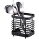 thumbnail image 1 of 1 organizador de cocina de acero inoxidable, almacenamiento de esponja de cocina, organizador de fregadero de cocina, almacenamiento de cocina y organización para esponja, cepillo, detergente (negro), 1 of 5