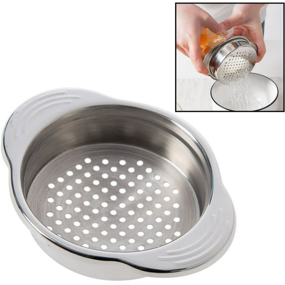 LNKOO Stainless Steel Food Can Strainer Sieve Tuna Press Oil Drainer, No Mess Design,Food Grade 304 Stainless Steel, Dishwasher Safe, Food Strainer, Can Colander, Easy To Clean,