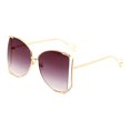 thumbnail image 2 of 1845 Gafas de sol de perlas con montura grande de moda europea y americana para mujer, 2 of 6