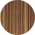 thumbnail image 1 of Ahgly Company Indoor Round Southwestern Brown Country Area Rugs, 3' Round, 1 of 4