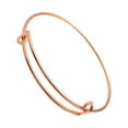thumbnail image 4 of Guardurnaity extensible extensible Alambre de metal En blanco Joyería de moda retráctil Adorno corporal que combina con todo Oro rosa Oro rosa 10piezas, 4 of 6