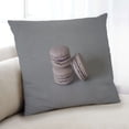 thumbnail image 1 of Ahgly Company Foods Macarons Oreiller Intérieur 18 Pouces par 18 Pouces, 1 of 6