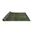 thumbnail image 2 of Ahgly Company Indoor Square Persian Turquoise Blue Traditional Area Rugs, 5' Square, 2 of 4