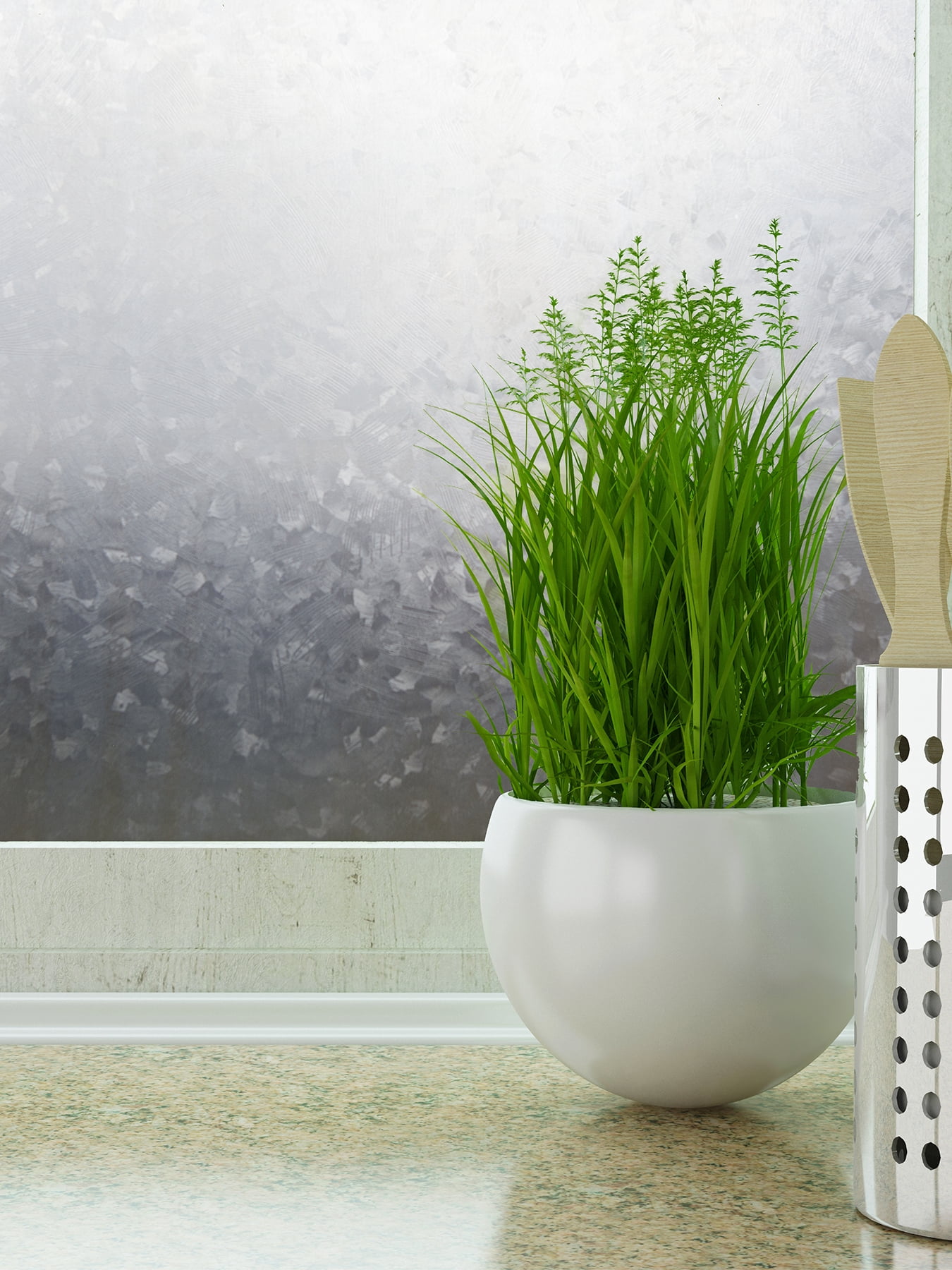 Fablon Frost Static Cling Window Film Set of 2