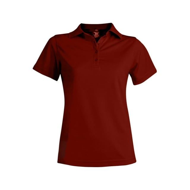 Edwards Polo en Maille Haute Performance à Manches Courtes pour Femmes
