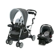 Graco RoomFor2 Dual Stand & Ride Stroller & Car Seat Travel System | Glacier