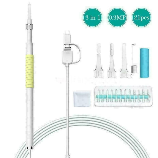 3 In 1 Digital Led Otoscope Ear Camera Scope Earwax Removal Kit Ear Wax