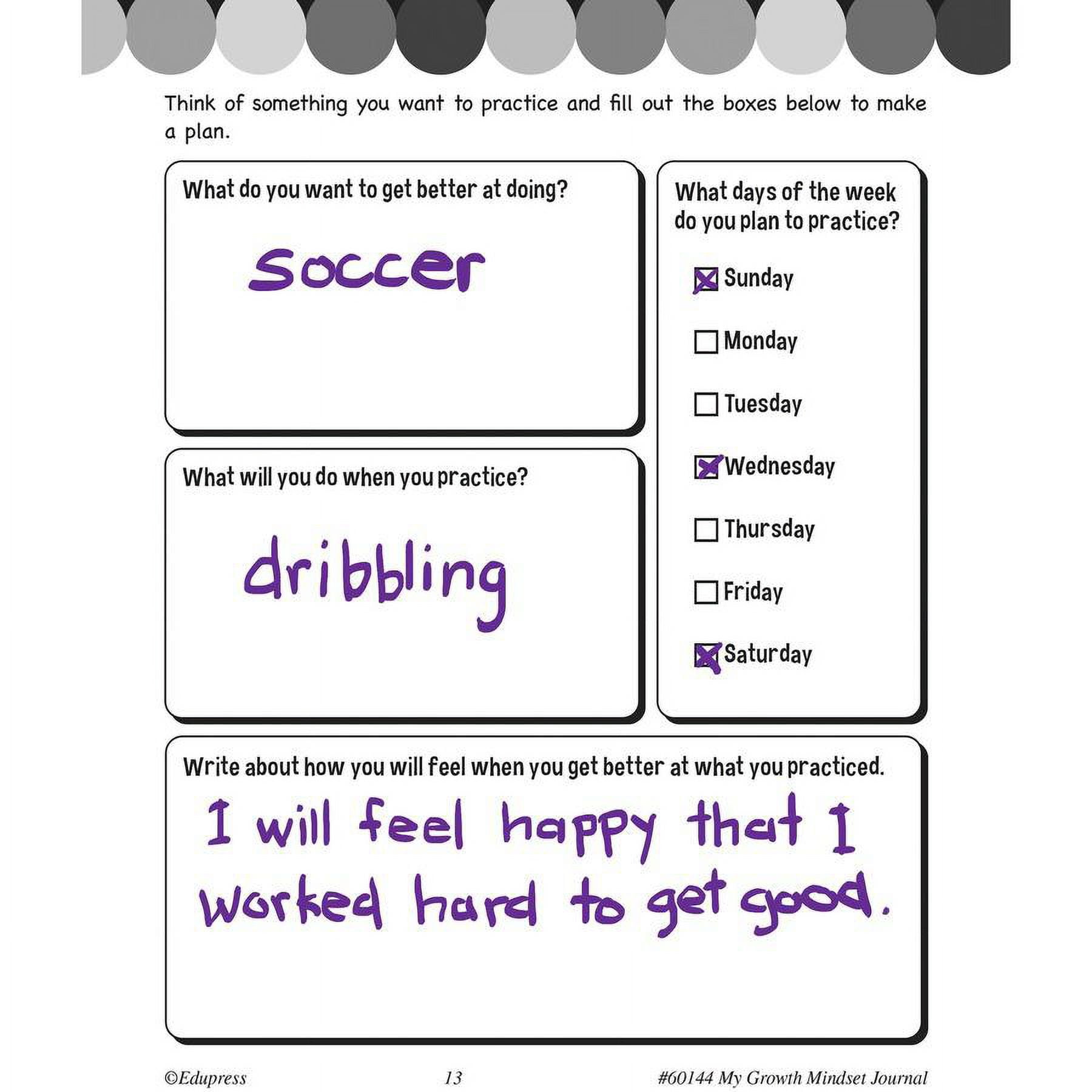 Teacher Created Resources My Own Books: My Growth Mindset Journal, Pack of 10