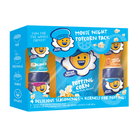 Kernel Season's Movie Night Popcorn Party Pack with Popping Corn and Seasonings