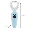 thumbnail image 2 of Kids U Shaped Electric Toothbrush 360°Ultrasonic Automatic Children Tooth Cleaner Waterproof Powered, 2 of 8